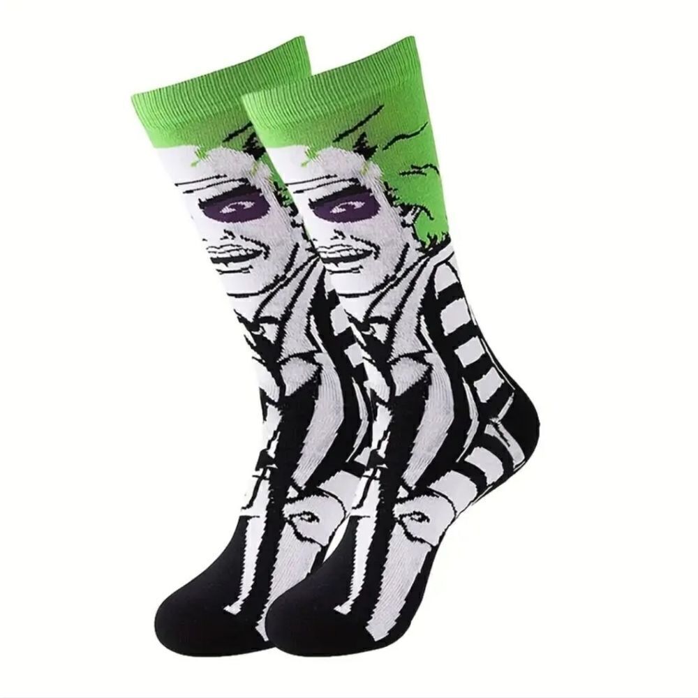 BEETLEJUICE BEETLEJUICE movie unisex socks size 7 - 10 it's showtime